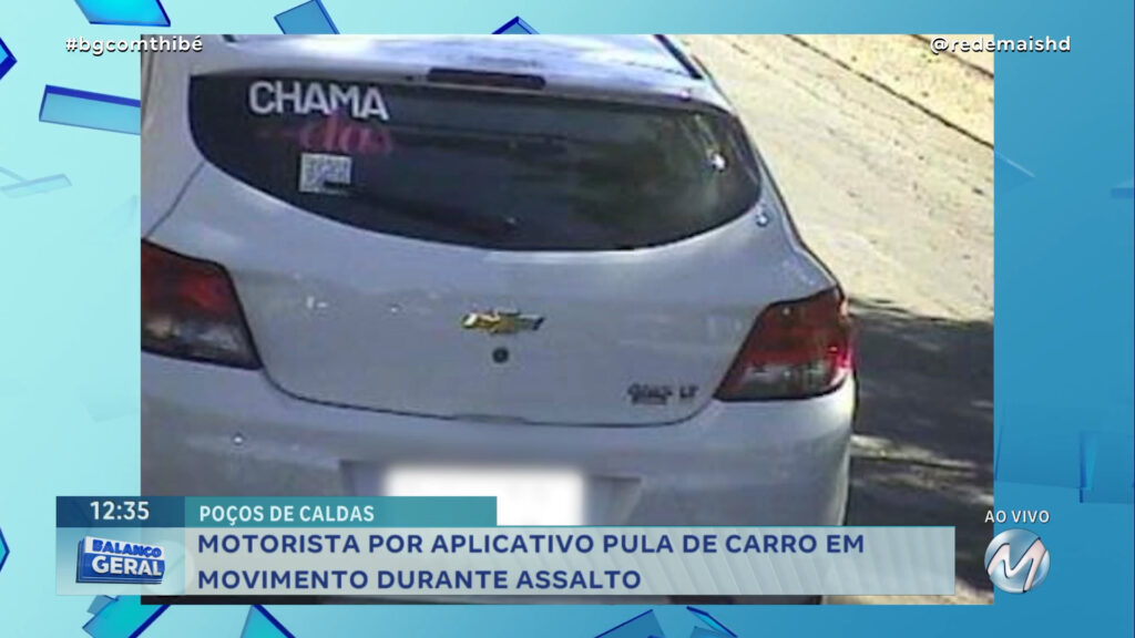 MOTORISTA PULA DE CARRO EM MOVIMENTO DURANTE ASSALTO