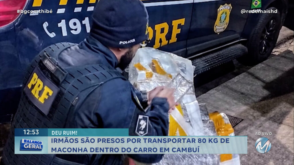 IRMÃOS SÃO PRESOS POR TRÁFICO DE DROGAS NA FERNÃO DIAS EM CAMBUÍ