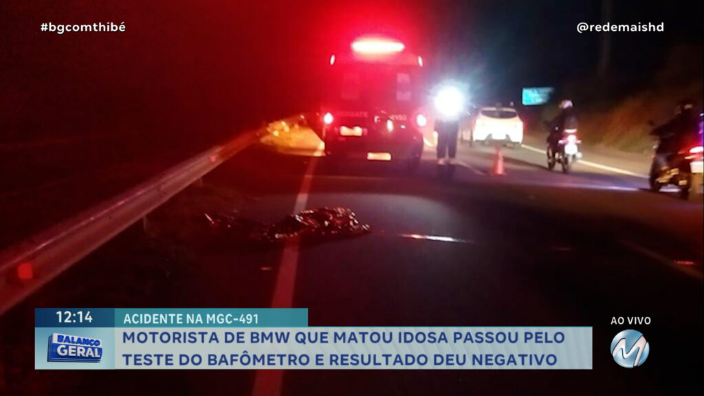 IDOSA MORRE APÓS ATRAVESSAR PISTA E SER ATROPELADA NA MGC-491