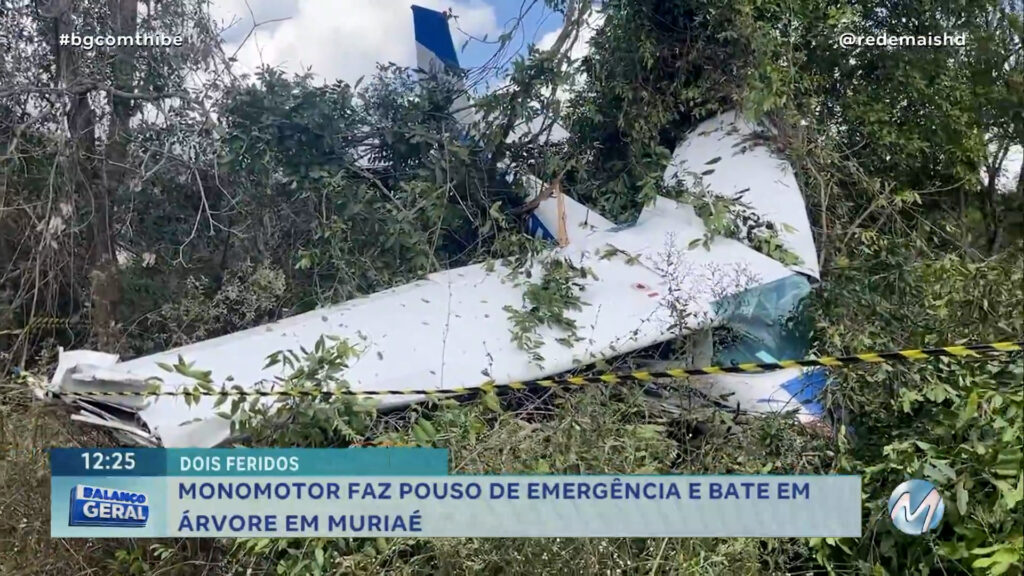 AVIÃO MONOMOTOR PERDE POTÊNCIA NO MOTOR E FAZ POUSO DE EMERGÊNCIA EM MURIAÉ