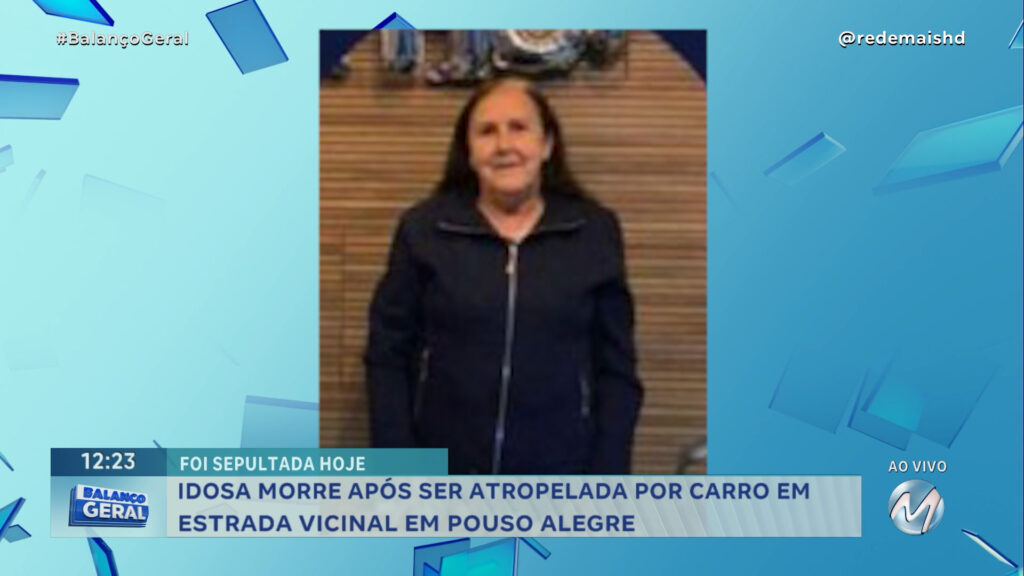 IDOSA MORRE APÓS SER ATROPELADA POR CARRO EM ESTRADA RURAL EM POUSO ALEGRE