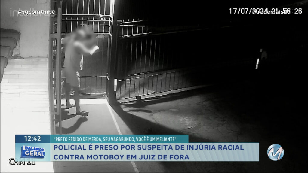 POLICIAL É PRESO POR SUSPEITA DE INJÚRIA RACIAL CONTRA MOTOBOY