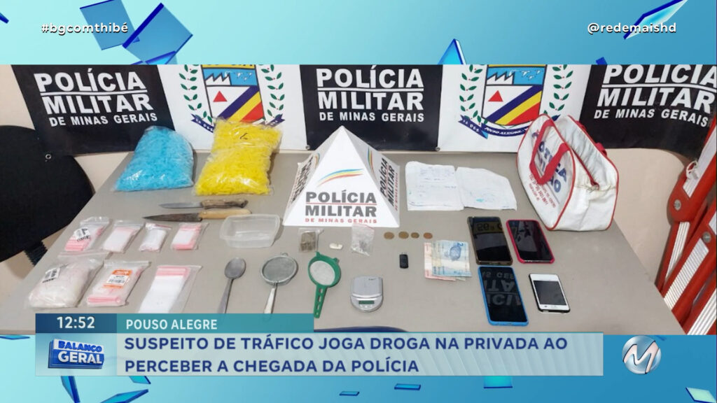 INTEGRANTE DE FACÇÃO CRIMINOSA É PRESO EM POUSO ALEGRE