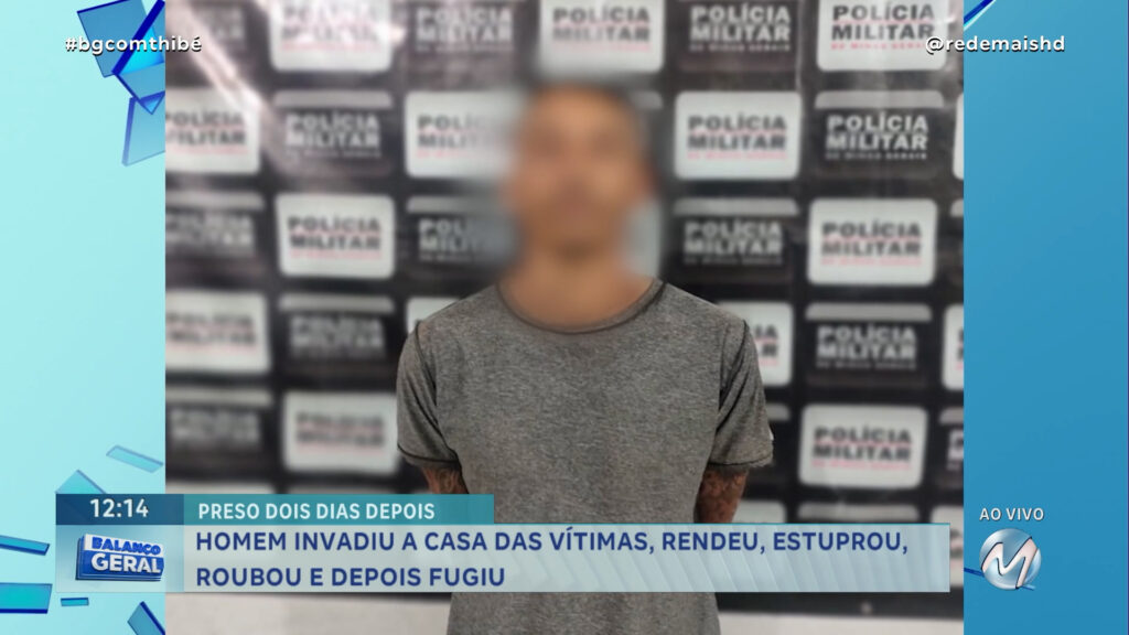 HOMEM É SUSPEITO DE ESTUPRAR MULHER E A FILHA DELA DE 10 ANOS