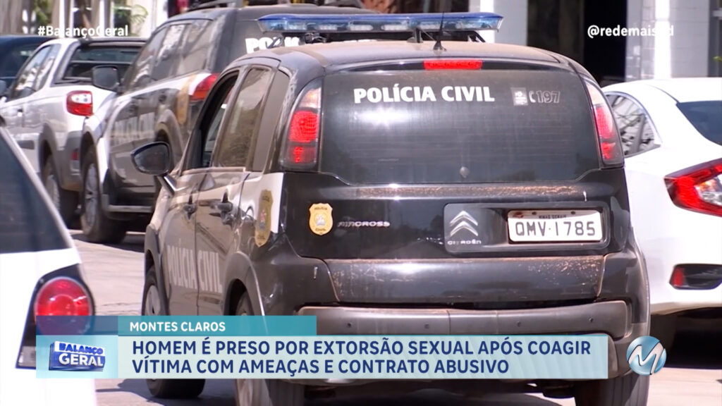 HOMEM É PRESO POR AGIOTAGEM E EXTORSÃO SEXUAL