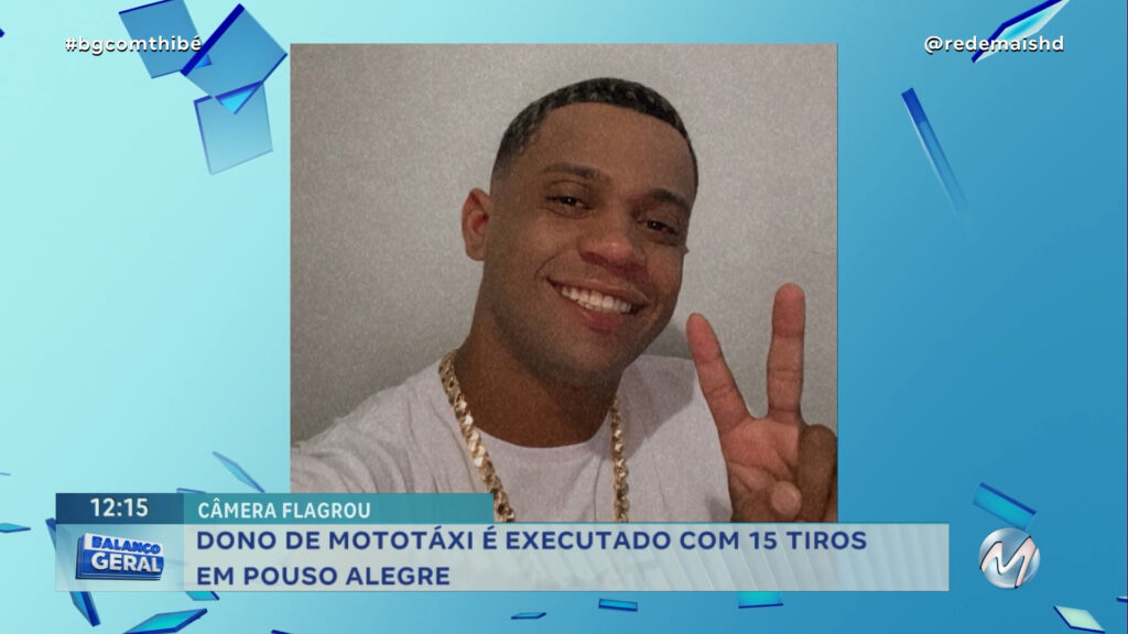 DONO DE MOTOTÁXI É EXECUTADO COM 15 TIROS EM POUSO ALEGRE