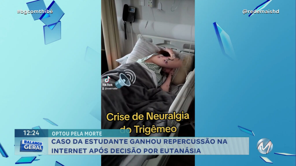 ESTUDANTE QUE TEM NEURALGIA DO TRIGÊMEO ESTÁ INTERNADA EM ALFENAS