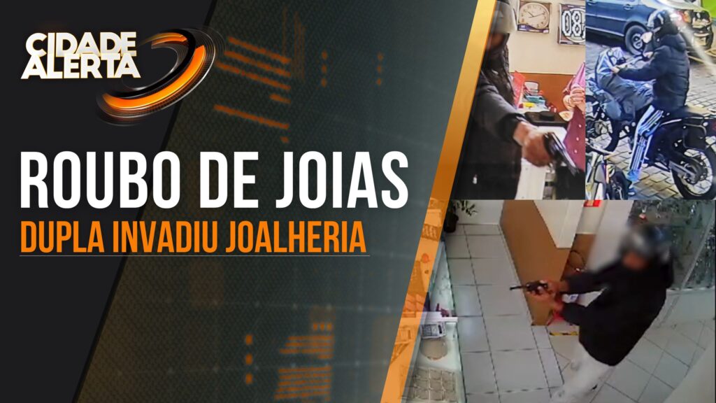 NA ZONA DA MATA: LADRÕES LEVAM 30 PULSEIRAS EM ASSALTO A JOALHERIA DE LEOPOLDINA