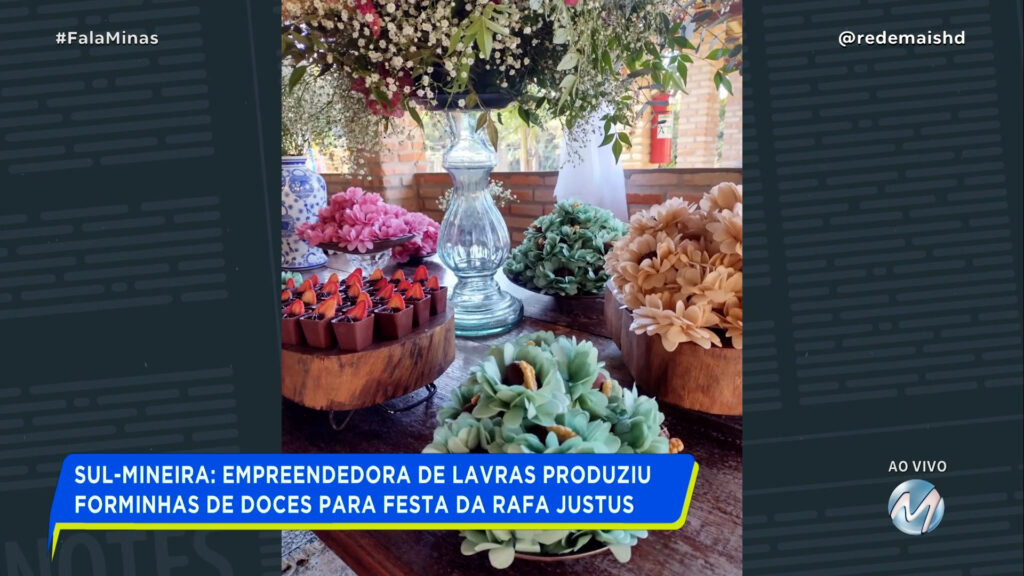 FORMINHAS DE DOCES DA FESTA DE RAFA JUSTUS