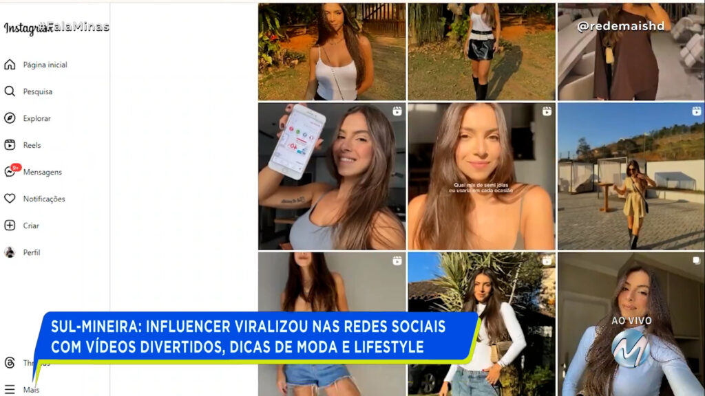 SUL-MINEIRA: INFLUENCER VIRALIZOU NAS REDES SOCIAIS COM VÍDEOS DIVERTIDOS, DICAS DE MODA E LIFESTYLE