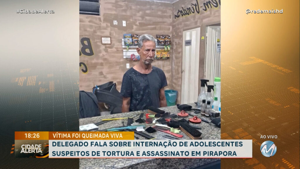 ADOLESCENTES SÃO INTERNADOS APÓS TORTURAREM E QUEIMAREM IDOSO VIVO EM PIRAPORA