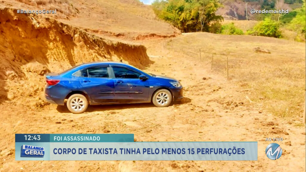 TAXISTA É CHAMADO PARA CORRIDA E ACABA MORTO EM TOMBOS