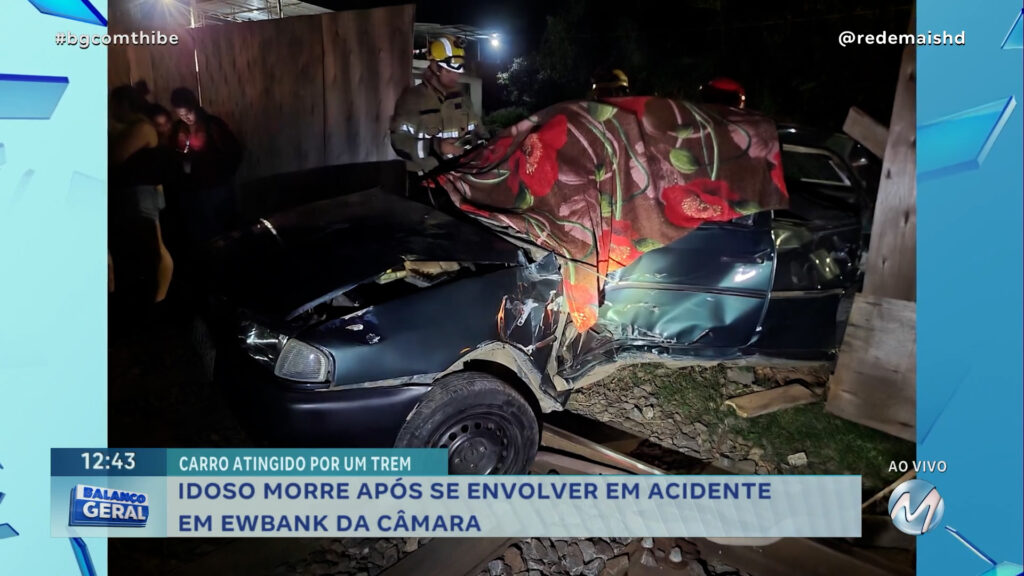 IDOSO MORRE APÓS SE ENVOLVER EM ACIDENTE EM EWBANK DA C MARA