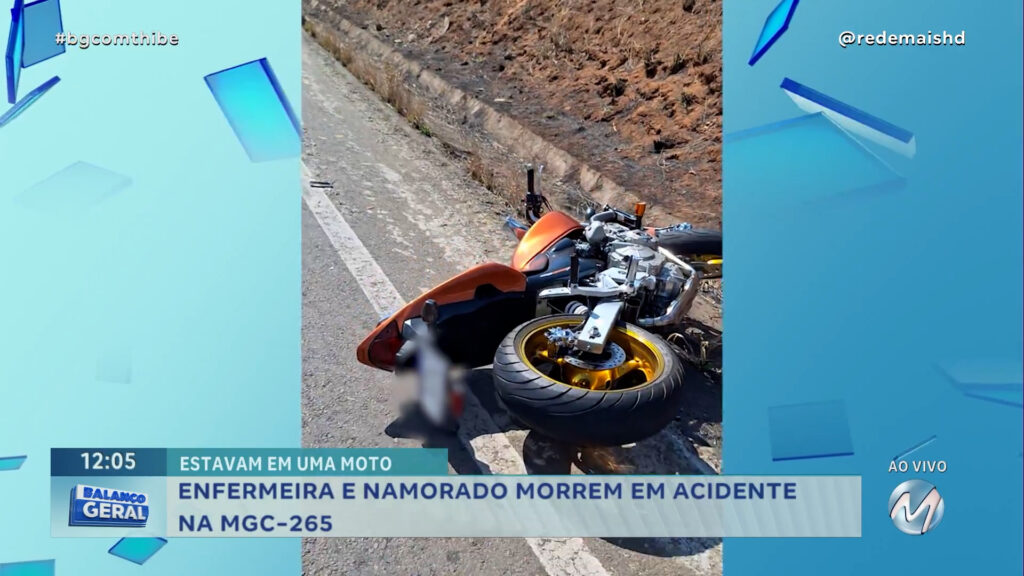 ENFERMEIRA E NAMORADO MORREM EM ACIDENTE NA MGC-265