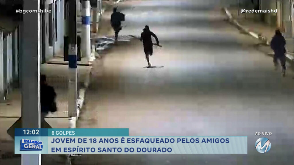 JOVEM DE 18 ANOS É ESFAQUEADO PELOS AMIGOS EM ESPÍRITO SANTO DO DOURADO