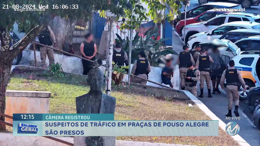 CÂMERA REGISTRA USO E VENDA DE DROGAS EM POUSO ALEGRE