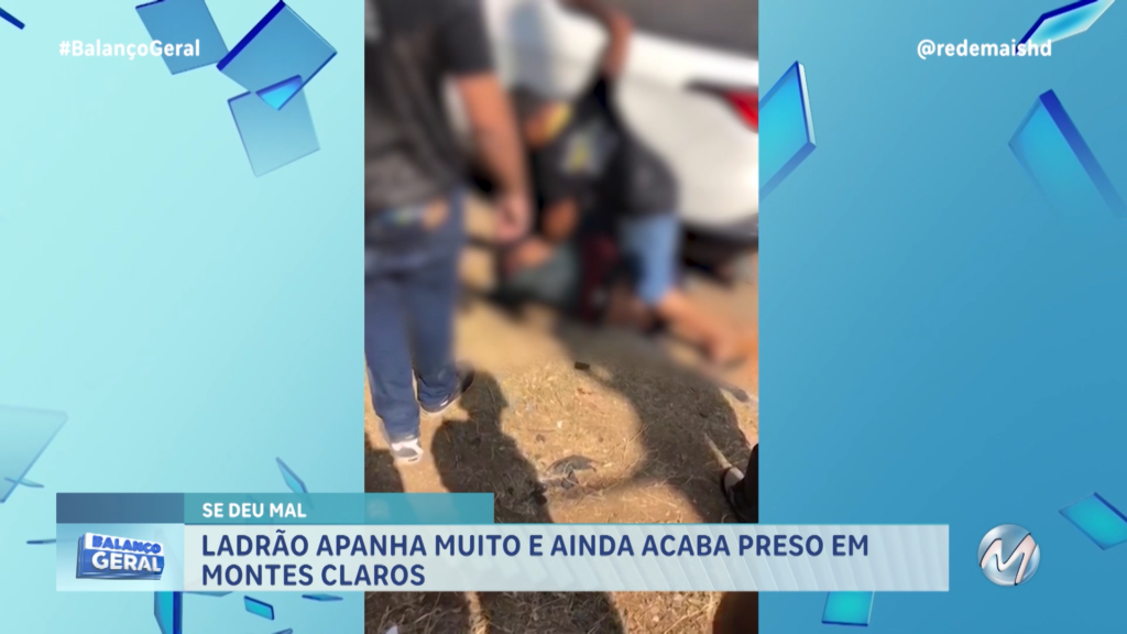 HOMEM APANHA APÓS FURTAR CORRENTE DE OURO DE EMPRESÁRIO EM MONTES CLAROS