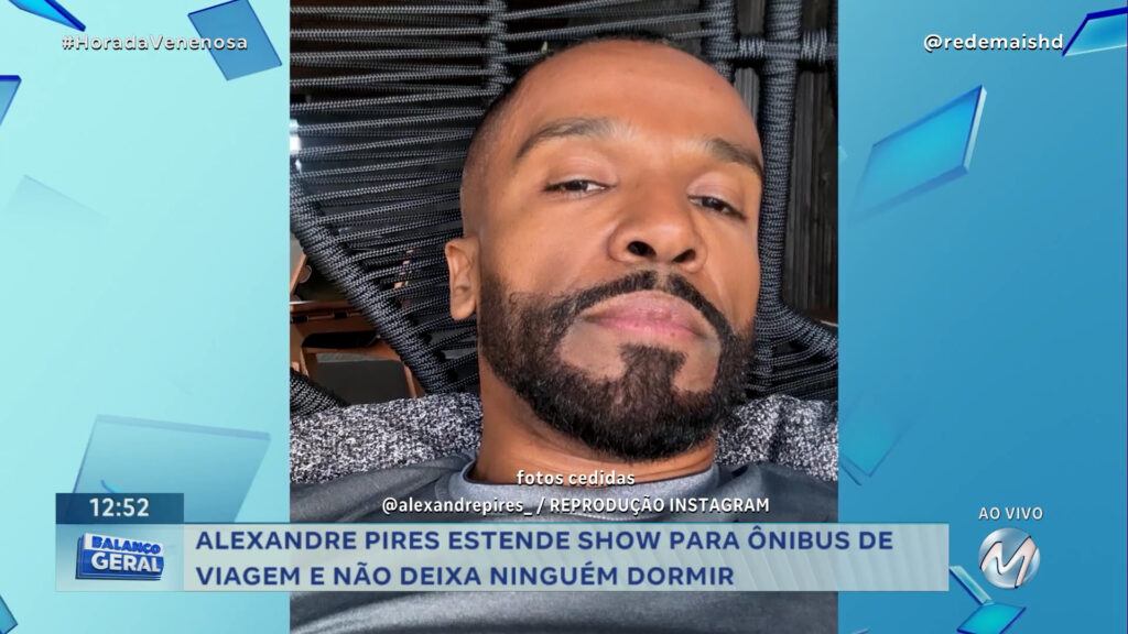 INIMIGO DO FIM: ALEXANDRE PIRES ESTENDE SHOW PARA ÔNIBUS DE VIAGEM E NÃO DEIXA NINGUÉM DORMIR | HORA DA VENENOSA