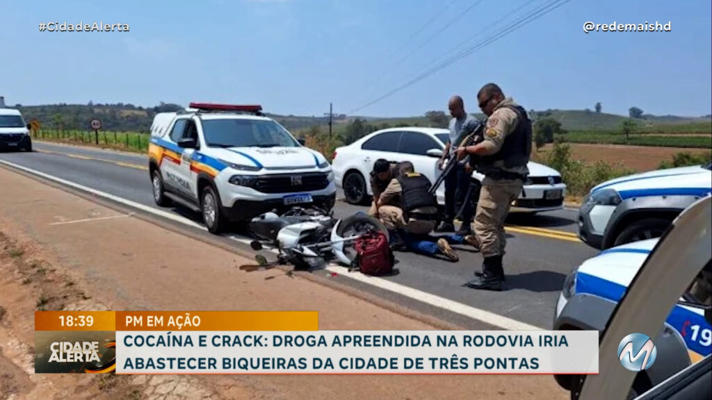 ‘RODOU’ NA RODOVIA: HOMEM É PRESO COM BARRAS DE CRACK E COCAÍNA NA BR-167