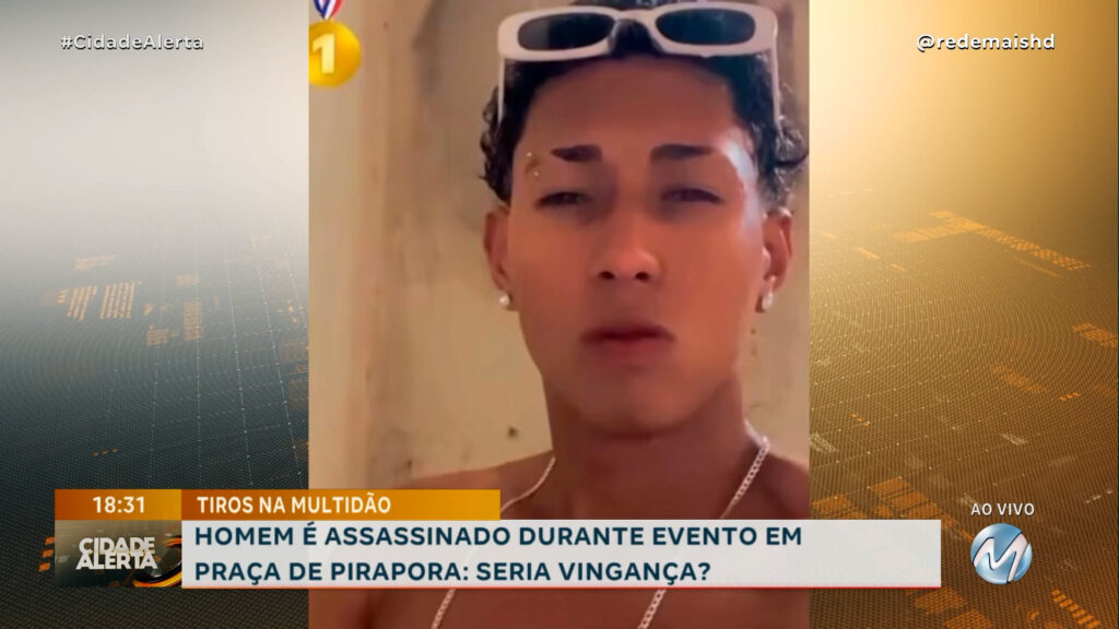 JOVEM É ASSASSINADO DURANTE EVENTO EM PRAÇA DE PIRAPORA: SERIA VINGANÇA?