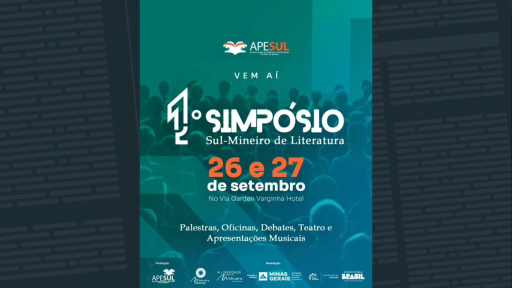 VARGINHA RECEBE 1º SIMPÓSIO SUL-MINEIRO DE LITERATURA