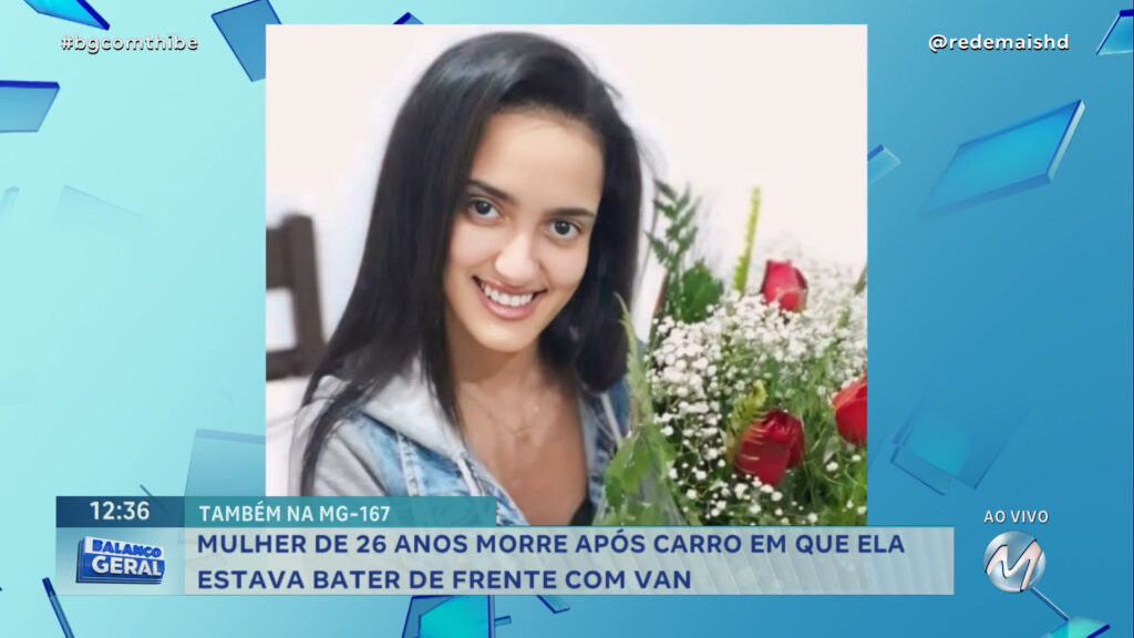 MULHER DE 26 ANOS MORRE APÓS CARRO EM QUE ELA ESTAVA BATER DE FRENTE COM VAN