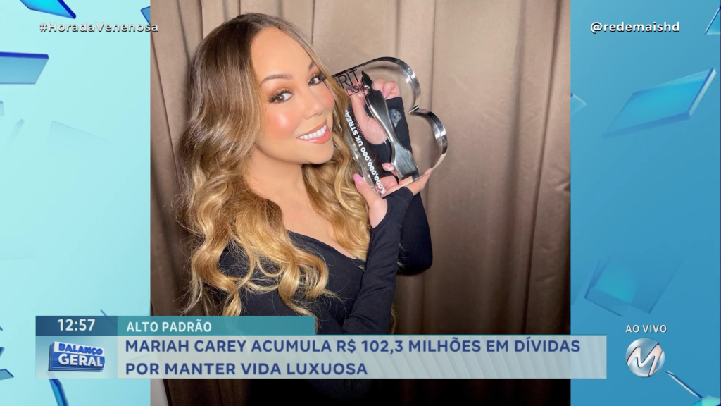 CHIQUE E ENDIVIDADA: MARIAH CAREY ACUMULA R$ 102,3 MILHÕES EM DÍVIDAS POR MANTER VIDA LUXUOSA | HORA DA VENENOSA