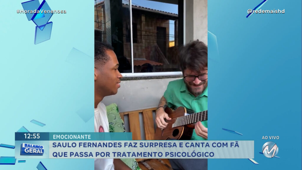 EMOCIONANTE: SAULO FERNANDES FAZ SURPRESA E CANTA COM FÃ QUE PASSA POR TRATAMENTO PSICOLÓGICO | HORA DA VENENOSA