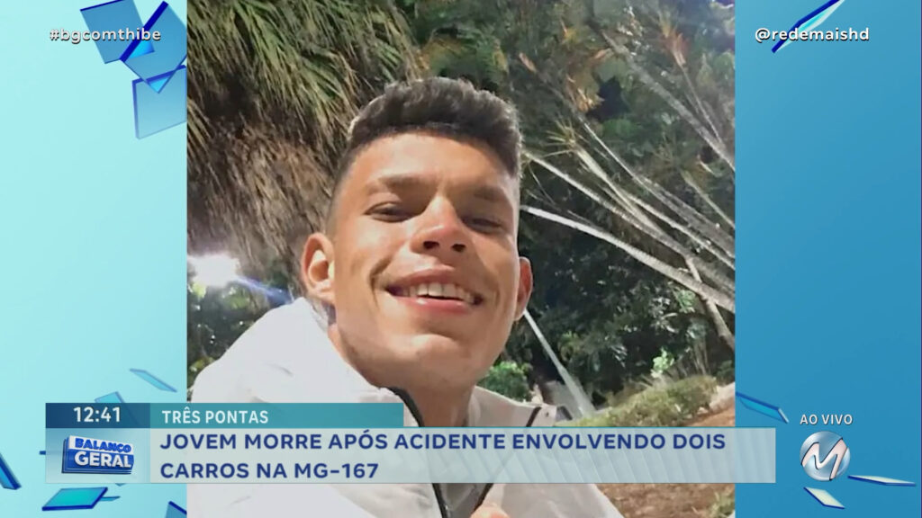 JOVEM MORRE APÓS ACIDENTE ENVOLVENDO DOIS CARROS NA MG-167