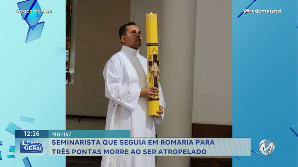 SEMINARISTA QUE SEGUIA EM ROMARIA PARA TRÊS PONTAS MORRE AO SER ATROPELADO