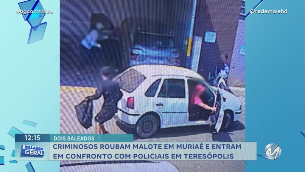 CRIMINOSOS ROUBAM MALOTE EM MURIAÉ E ENTRAM EM CONFRONTO COM POLICIAIS EM TERESÓPOLIS