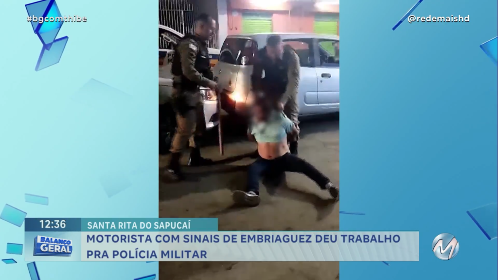 MOTORISTA COM SINAIS DE EMBRIAGUEZ DÁ TRABALHO PARA A POLÍCIA MILITAR