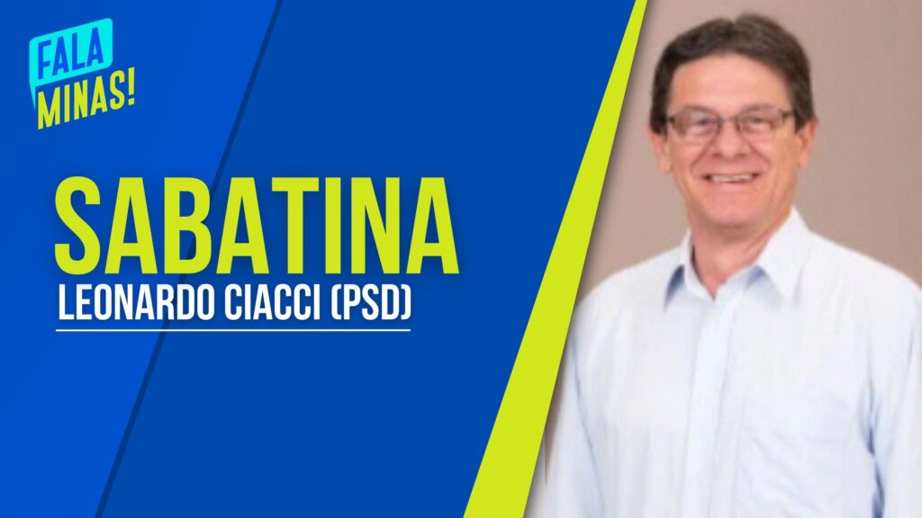 VARGINHA: CANDIDATO A PREFEITO LEONARDO CIACCI (PSD) PARTICIPA DE SABATINA