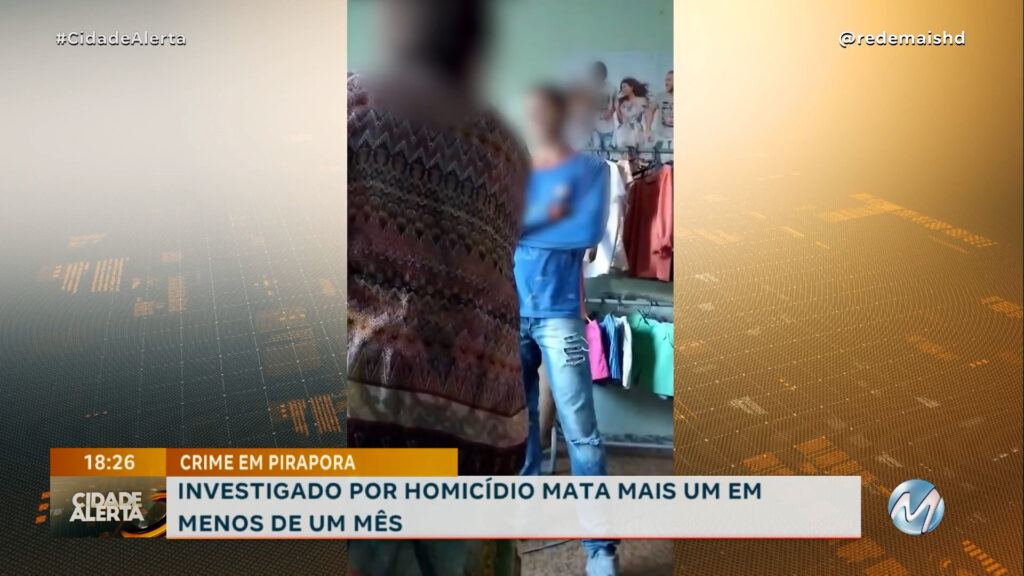 INVESTIGADO POR HOMICÍDIO MATA MAIS UM EM MENOS DE UM MÊS