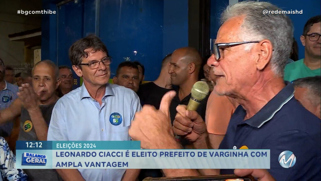 LEONARDO CIACCI É ELEITO PREFEITO DE VARGINHA COM AMPLA VANTAGEM