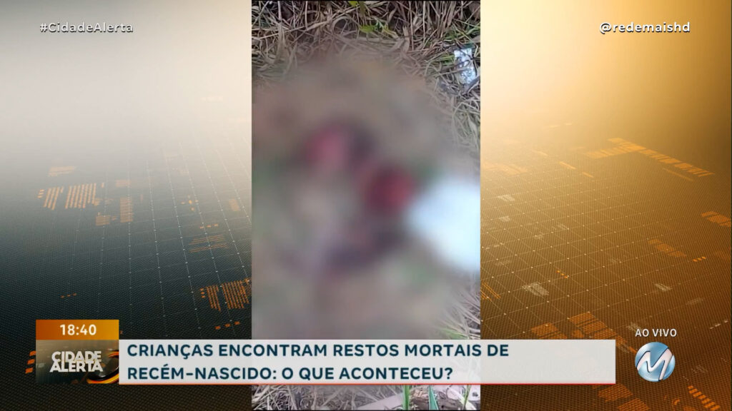 CRIANÇAS ENCONTRAM RESTOS MORTAIS DE RECÉM-NASCIDO EM JUIZ DE FORA