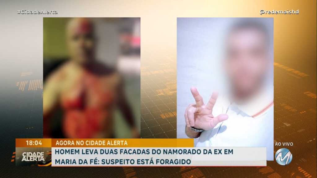 HOMEM LEVA DUAS FACADAS DO NAMORADO DA EX EM MARIA DA FÉ: SUSPEITO ESTÁ FORAGIDO