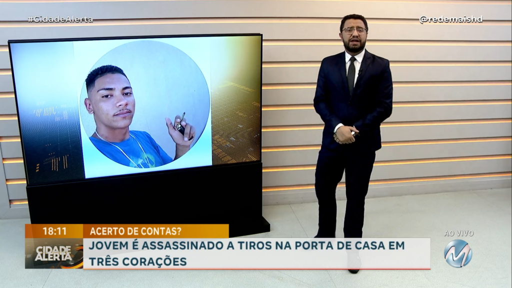 JOVEM É ASSASSINADO A TIROS NA PORTA DE CASA EM TRÊS CORAÇÕES: FOI ACERTO DE CONTAS?