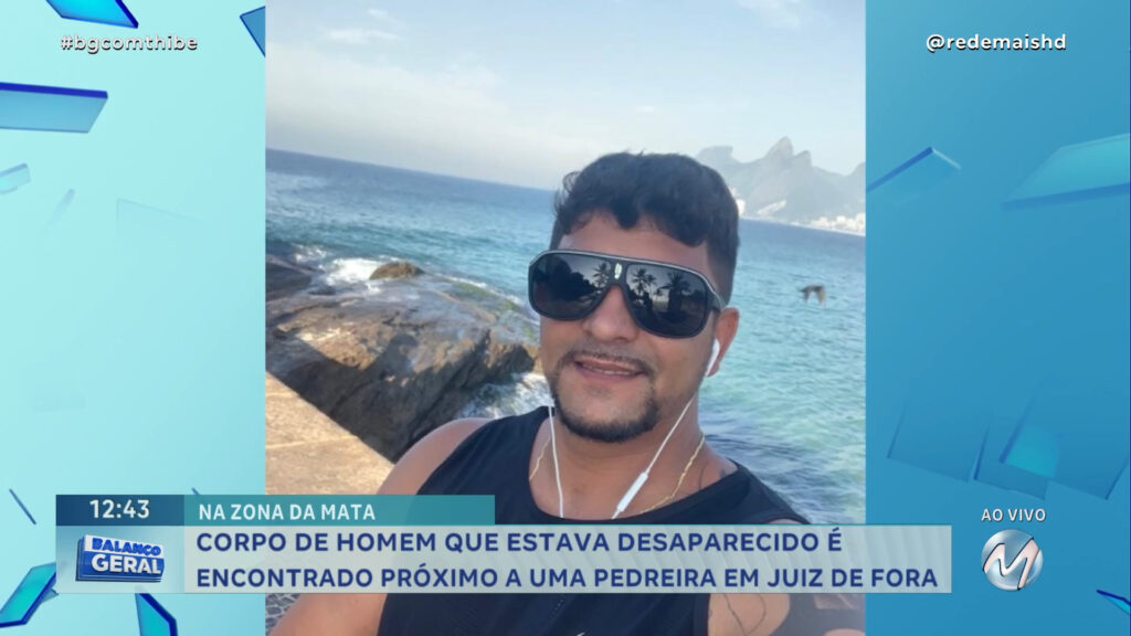 CORPO DE HOMEM QUE ESTAVA DESAPARECIDO É ENCONTRADO PRÓXIMO A UMA PEDREIRA EM JUIZ DE FORA