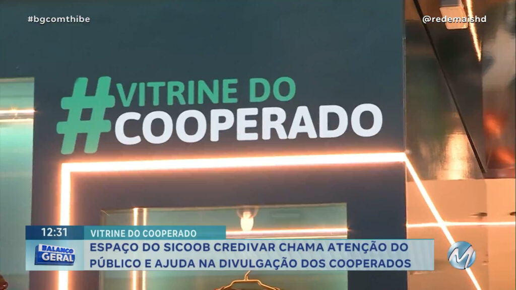 ESPAÇO DO SICOOB CREDIVAR CHAMA ATENÇÃO DO PÚBLICO E AJUDA NA DIVULGAÇÃO DOS COOPERADOS