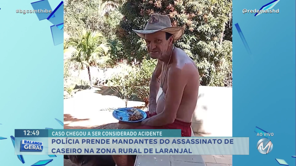 POLÍCIA PRENDE MANDANTES DO ASSASSINATO DE CASEIRO NA ZONA RURAL DE LARANJAL