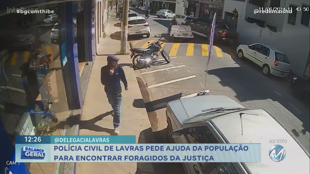 POLÍCIA CIVIL DE LAVRAS PEDE AJUDA DA POPULAÇÃO PARA ENCONTRAR FORAGIDOS DA JUSTIÇA