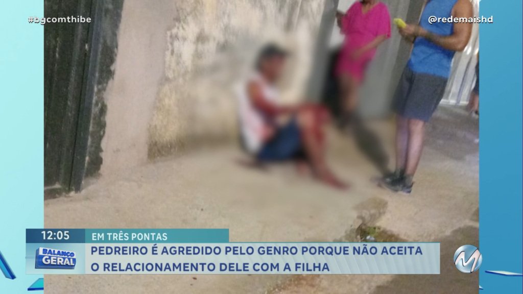 SOGRO E GENRO SE AGRIDEM COM BARRA DE FERRO E FACÃO EM TRÊS PONTAS