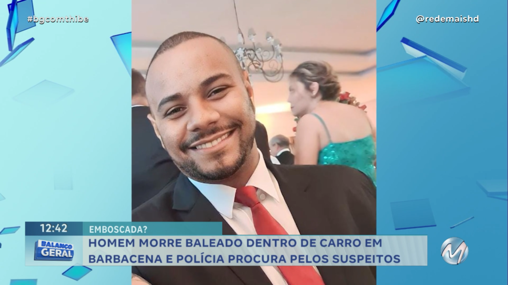 HOMEM MORRE BALEADO DENTRO DE CARRO EM BARBACENA E POLÍCIA PROCURA PELOS SUSPEITOS