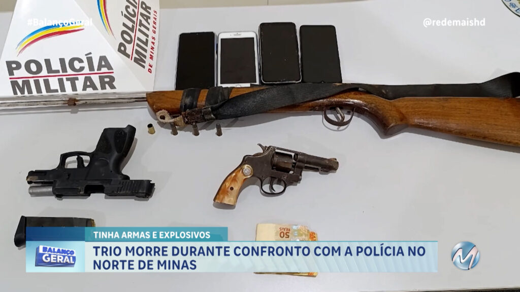 TRIO MORRE EM TROCA DE TIRO COM A POLÍCIA MILITAR