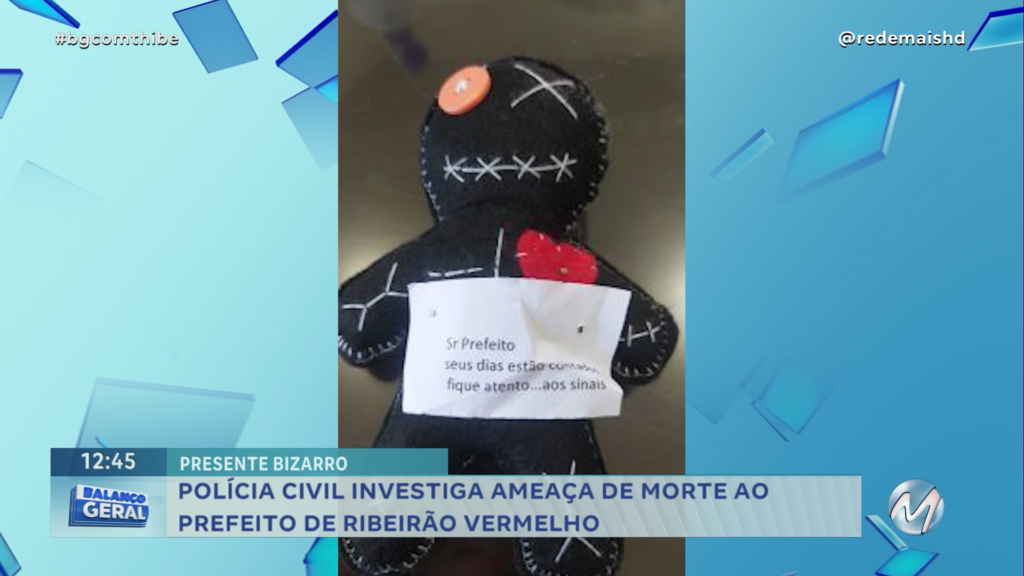 PREFEITO DE RIBEIRÃO VERMELHO RECEBE BONECO COM AMEAÇA DE MORTE