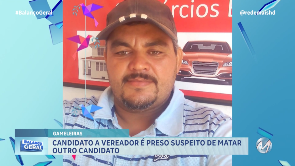 CANDIDATO A VEREADOR É PRESO SUSPEITO DE MATAR OUTRO CANDIDATO