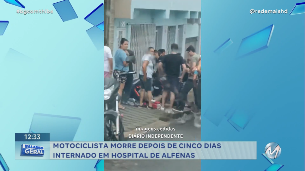 MOTOCICLISTA MORRE DEPOIS DE 5 DIAS INTERNADO EM HOSPITAL DE ALFENAS