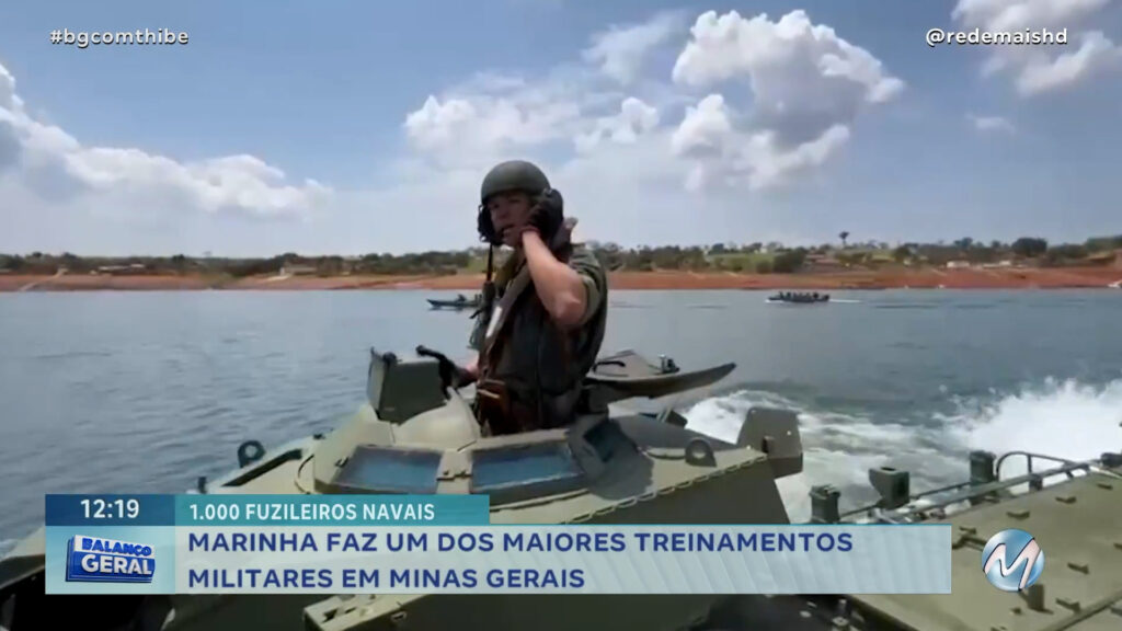 MARINHA DO BRASIL FAZ TREINAMENTO EM SÃO JOSÉ DA BARRA