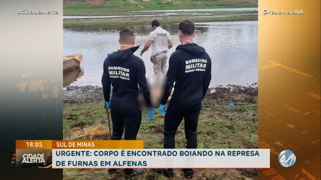 URGENTE: CORPO É ENCONTRADO BOIANDO NA REPRESA DE FURNAS EM ALFENAS